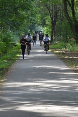 Patrol rowerowy w Puszczy Niepołomickiej