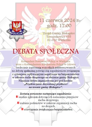 plakat debata społeczna