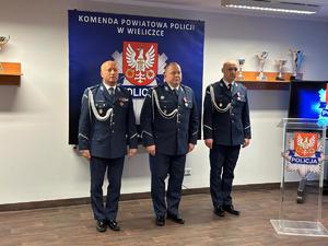 Komendant Wojewódzki, po. Komendanta Powiatowego Policji w Wieliczce oraz Nowym Targu.