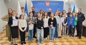 Organizatorzy oraz zwycięzcy turnieju BRD w Wieliczce