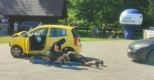 Pokaz zatrzymania niebezpiecznego przestępcy przez policjantów WK