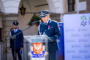 insp. Jarosław Klich podczas przemówienia