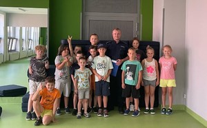Zdjęcie grupowe dzieci z półkoloni w Campusie wielickim