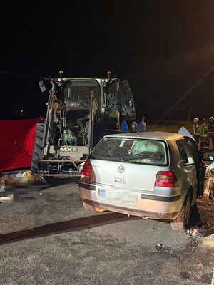 Miejsce zdarzenia w Zabierzowie Bocheńskim