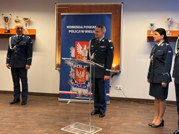 nadinsp. Artur Bednarek, insp. Jarosław Klich, mł. insp. Agnieszka Burzec Czesak