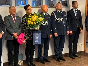 Zaproszeni goście na uroczystym pożegnaniu I zastępcy KPP Wieliczka