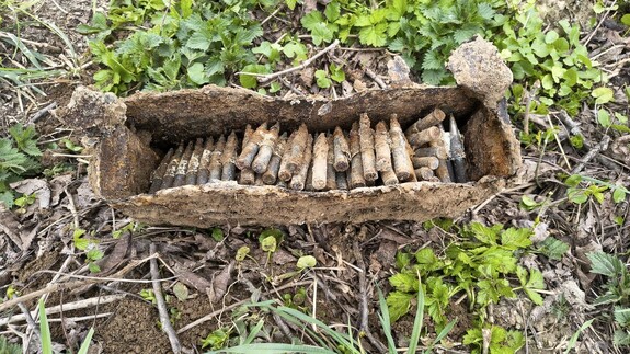 Ujawniona amunicja podczas prac w miejscowości Wieniec