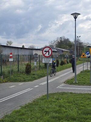 Uczestnik konkursu podczas etapu praktycznego turnieju