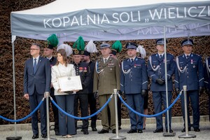 Uczestnicy uroczystości Święta Policji