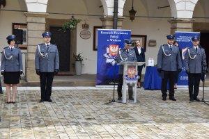 Przemówienie Komendanta Powiatowego Policji w Wieliczce