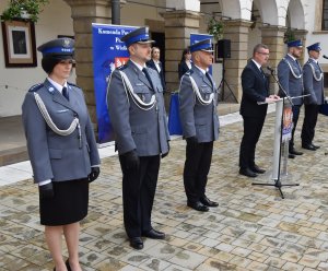 Przemówienie wiceburmistrza Michała Chebda