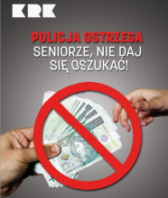 Policja ostrzega seniorze, nie daj się oszukać!