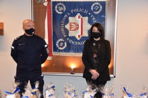 Komendant Powiatowy Policji w Wieliczce oraz I Zastępca Komendanta