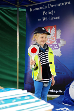 Policjanci podczas obchodów 150 lecia OSP Wieliczka 3