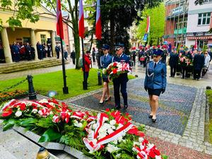 Policjanci Z Wieliczki Uczcili 232 Rocznicę Uchwalenia Konstytucji 3 Maja