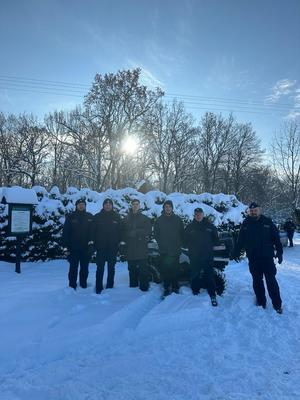 Mobilizacja i szkolenie wielickich policjantów.