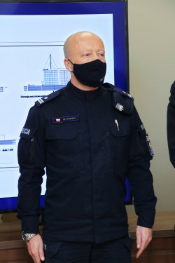 Komendant Powiatowy Policji w Wieliczce podinp. Mirosław Strach